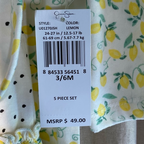 Jessica Simpson Baby 5-Pc Layette Set - Picture 10 of 12